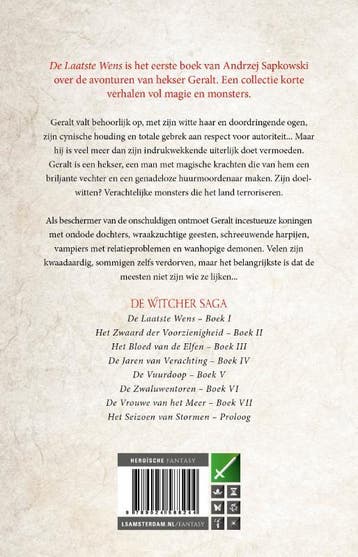 De laatste wens / The Witcher / 1 9789024588244, Boeken, Verzenden, Zo goed als nieuw, Andrzej Sapkowski
