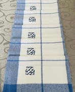 Servet (5) - 57 cm - 50 cm - 5 monogramde theedoeken, Antiek en Kunst