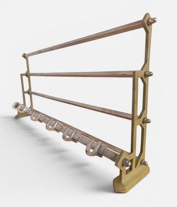 Art-deco bauhaus hat rack coat rack hanger . Designer: János