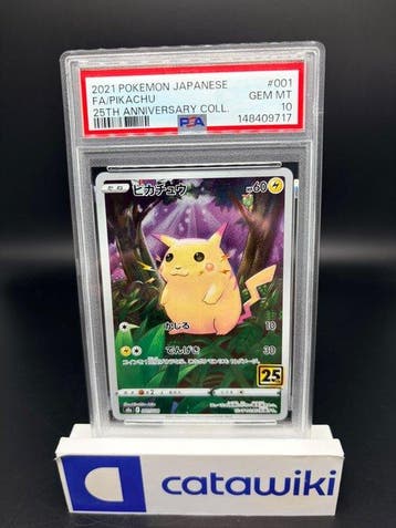 Pokémon - 1 Graded card - Pikachu - 001/028 - PSA 10 -, Nieuw