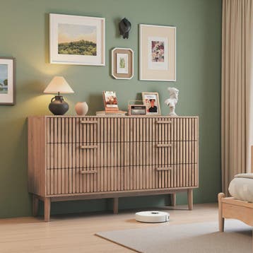 Moderne Houten Ladekast - 4 of 6 Laden - Retro Design Dresso, Verzenden, Nieuw