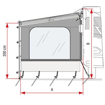 Fiamma Side W CaravanStore/F35, Ophalen of Verzenden, Nieuw