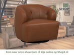 Leren draaifauteuil Cloud - Granada Savannah (cognac), Huis en Inrichting, Fauteuils, Bohemian, Eigentijds, Klassiek, Modern, Retro, Romantisch, Scandinavisch, Vintage