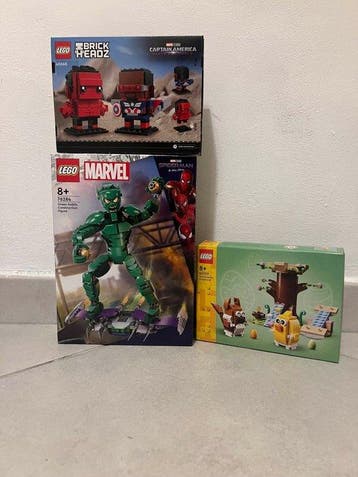 Lego Set - Marvel, BrickHeadz - Lego 76284 40668 40709, Kinderen en Baby's, Speelgoed | Duplo en Lego, Nieuw