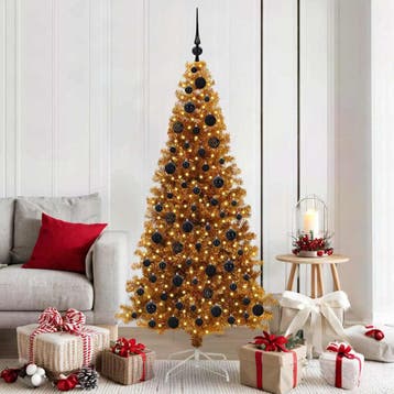 vidaXL Kerstboom Goud 180 cm PET, Diversen, Verzenden, Nieuw