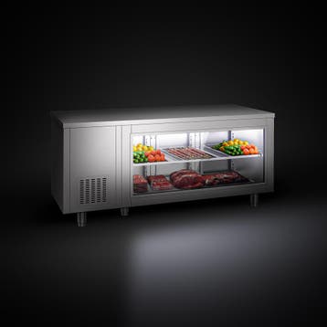 GGM Gastro | Koelwerkbank - 1865x700mm - 474 liter - met 3 |, Verzenden, Nieuw in verpakking