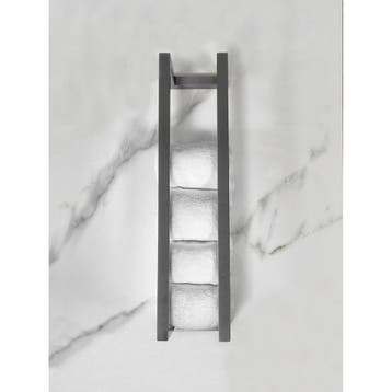 Wiesbaden Loft - Handdoekrek - 50x12.5x12.5cm - Gunmetal, Huis en Inrichting, Badkamer | Badtextiel en Accessoires, Ophalen of Verzenden