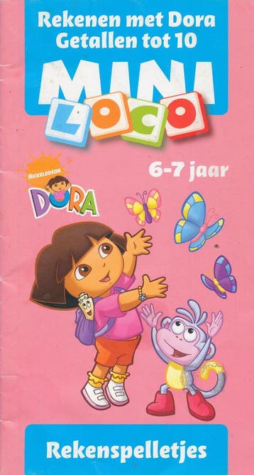Mini Loco Rekenspelletjes Rekenen met Dora getallen tot 10, Verzenden, Nieuw