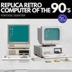 Pantasy Retro Desktop Computer Bouwset (1634 Stenen) – Vi., Verzenden, Nieuw