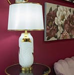 TAFELLAMP KERAMIEK CM Ø 40X70, Huis en Inrichting, Lampen | Tafellampen, Ophalen of Verzenden, Nieuw