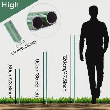20x Stevige Tuinstokken - Multifunctionele Ondersteuning voo, Tuin en Terras, Verzenden