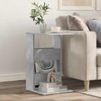 vidaXL Bijzettafel Beton Grijs 40 x 35 x 60,5 cm Bewerkt, Verzenden, Nieuw