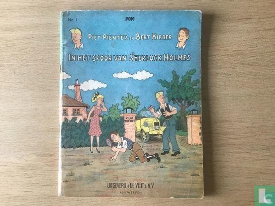 Piet Pienter en Bert Bibber - In het spoor van Sherlock H..., Boeken, Stripboeken, Gelezen, Eén stripboek, Verzenden
