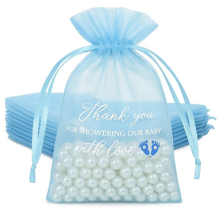 Fako Bijoux - Organza Zakjes Met Print - Thank You For, Diversen, Cadeauverpakkingen, Verzenden