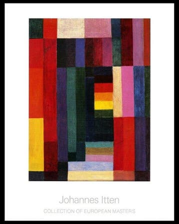 Johannes Itten - “Horizontaal-Vertikaal, 1915”. Copyright, Antiek en Kunst