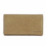 Landley Dames Harmonica Portemonnee Leer RFID Beige Zand, Sieraden, Tassen en Uiterlijk, Portemonnees, Verzenden, Nieuw, Overige merken