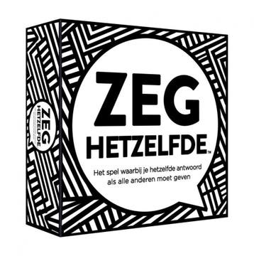 Zeg Hetzelfde | Koelkastpoezie - Kaartspellen, Hobby en Vrije tijd, Gezelschapsspellen | Kaartspellen, Verzenden, Nieuw
