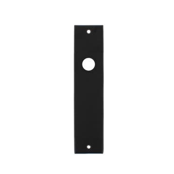 Intersteel Kortschild rechthoekig blind - mat zwart, Verzenden, Nieuw