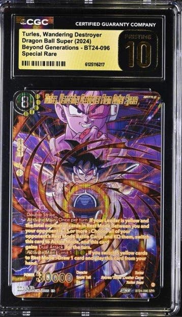 Bandai - 1 Graded card - Dragon Ball - Turles BT24-096 Foil,, Nieuw