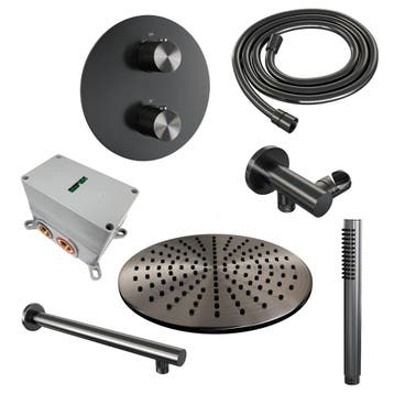 Brauer Gunmetal Carving Thermostatische Regendoucheset, Ophalen of Verzenden, Nieuw