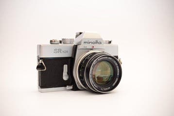 Minolta SR101 + MC Rokkor-PF 1,7/55mm | Cameralens, Nieuw