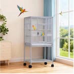 Vogelkooi met Rolstandaard Lade en Zitstokken 104 cm, Verzenden, Nieuw