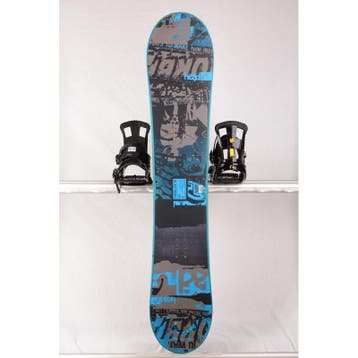 146 151 snowboard HEAD FLOCKA LFW 4D , BLACK/blue, Woodcore,, Verzenden, Gebruikt