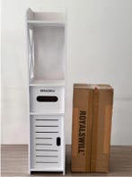 Slanke Badkamerkast met Deur – Compacte Opbergkast 81 cm, Huis en Inrichting, Badkamer | Badkamermeubels, Verzenden, Nieuw