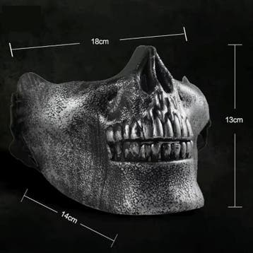 Horror Masker  Zilver, Ophalen of Verzenden, Nieuw