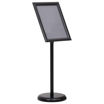 vidaXL Posterstandaard A3 aluminiumlegering zwart, Verzenden, Nieuw