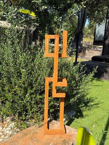Ana Lucia B.M - Sculpture Corten - XL - No Reserve
