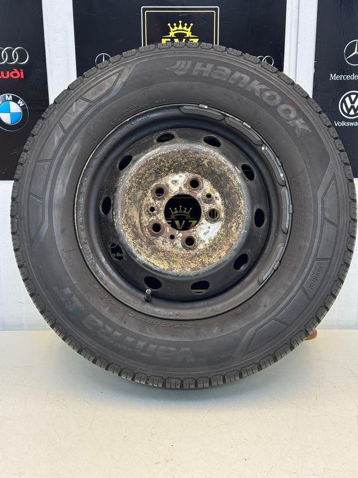 Fiat Ducato bj.2012 Reservewiel 215/70R15C 5x118, Auto-onderdelen, Banden en Velgen, 15 inch, Zomerbanden, 215 mm, Bestelwagen