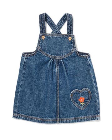 HEMA Babyjurk A-lijn denim donkerdenim, Verzenden, Nieuw