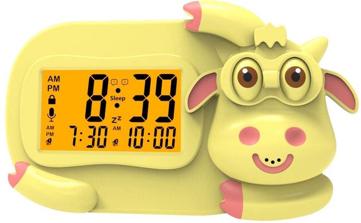 Eco Toys Koe Geel Digitale Kinderwekker Slaaptrainer, Kinderen en Baby's, Kinderkamer | Inrichting en Decoratie, Nieuw, Verzenden