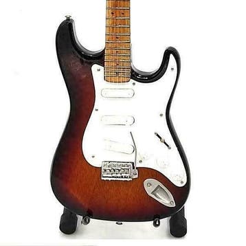 Miniatuur replica Fender Stratocaster gitaar - Jimi Hendrix, Ophalen of Verzenden, Nieuw, Overige typen