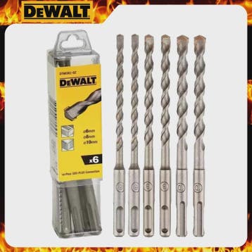 DEWALT SDS Plus Boorset 6-delig - 6mm, 8mm, 10mm - Hamerboor, Verzenden, Nieuw