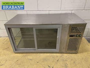 RVS GGG Koelvitrine Opzetvitrine 111 cm 230V Horeca, Ophalen of Verzenden, Nieuw zonder verpakking