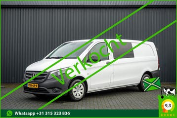 Mercedes-Benz Vito L3H1 | Financial Lease voor 275 p/mnd, Stof, Gebruikt, Overige carrosserieën, Wit
