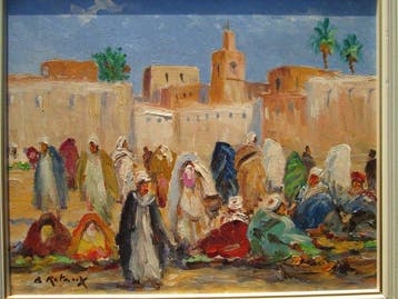 Retaux Bruno (1947) - Marché au Maroc