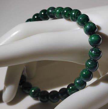 Malachiet armband - hoogwaardig - 150,60 ct- 30.12 g, Verzamelen, Mineralen en Fossielen