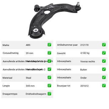 Draagarm Mazda CX-3 1.5 SKYACTIV-D (DK) Van 2015-02 tot 2018, Verzenden, Nieuw, Mazda