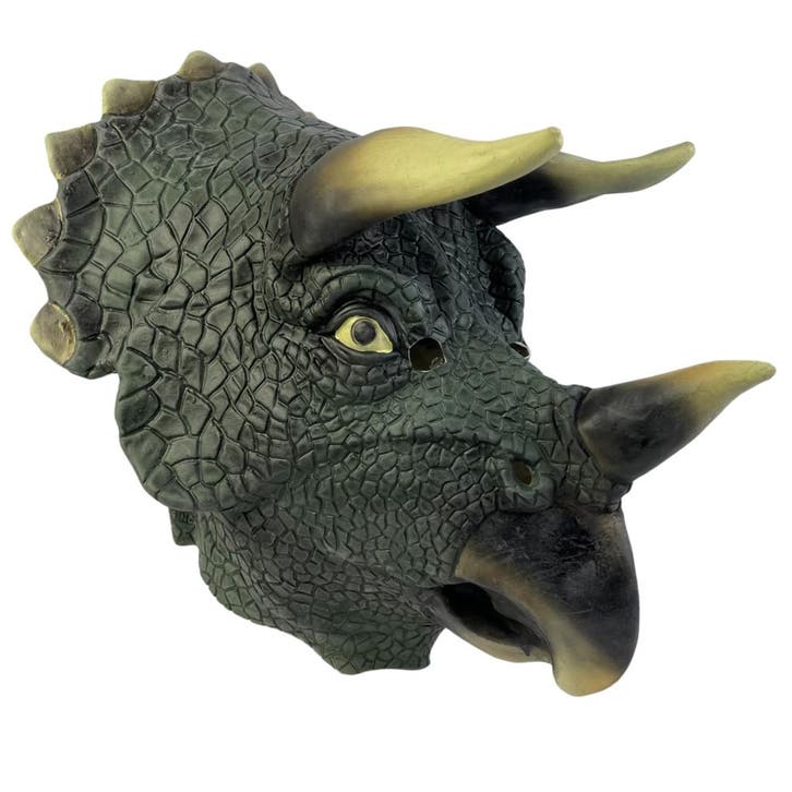 Dinosaurus masker (Triceratops), Hobby en Vrije tijd, Feestartikelen, Nieuw, Verzenden