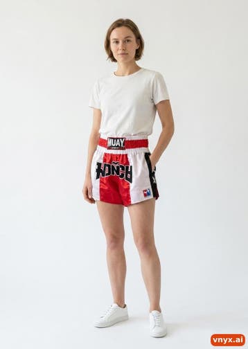 MUAY Korte broeken Dames maat W29 Red and White Vintage, Ophalen of Verzenden, Nieuw