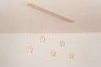 Rietveld Hanglampen - Beige, Zand - Metaal, Aluminium, Huis en Inrichting, Lampen | Hanglampen, Verzenden, Nieuw