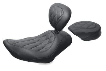 Mustang 04-21 Harley Wide Tripper Passenger Seat Diamond, Motoren, Ophalen of Verzenden, Nieuw