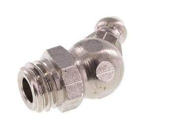 45° Haakse Smeernippel RVS M10x1.5 DIN 71412, Verzenden, Nieuw
