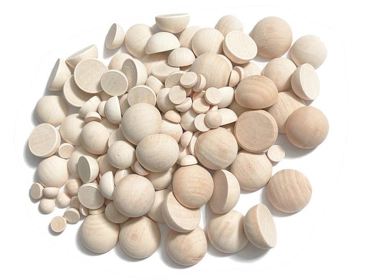 Set van 100 halve bollen (diameter: 12 mm, dikte: 6 mm, sch, Doe-het-zelf en Verbouw, Gereedschap | Handgereedschap, Nieuw, Ophalen of Verzenden