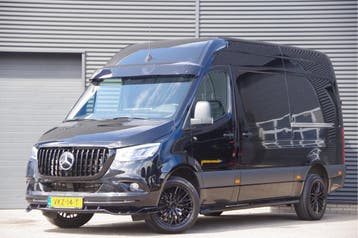 Zakelijke Lease |  Mercedes-Benz Sprinter 319 3.0 CDI V6 L2H, Automaat, Gebruikt, Euro 6, Zwart
