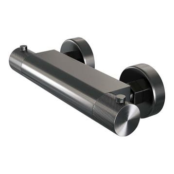 Brauer Gunmetal Carving - Opbouw Douche Thermostaatkraan -, Doe-het-zelf en Verbouw, Sanitair, Ophalen of Verzenden, Nieuw