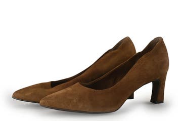 Manfield Pumps in maat 39 Bruin, Pumps, Bruin, Verzenden, Zo goed als nieuw